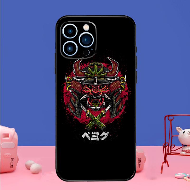 

Japanese Samurai Phone Case For iPhone 16 15 14 13 12 11 17 Pro Max Plus 12 13 mini 16e 17 Air Bumper Cover iPhone 12 Pro