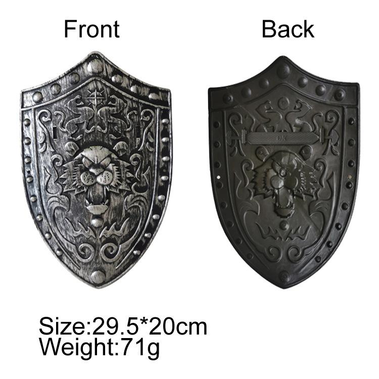 Shield Toy Medieval Costume Accessory Boys Costumes Kids Costume Viking Shield Prop Plastic Shield for Kids Role-playing Prop