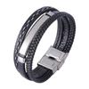 Men's European and American Fashion Stainless Steel Laser Engraved Couple's Bracelet