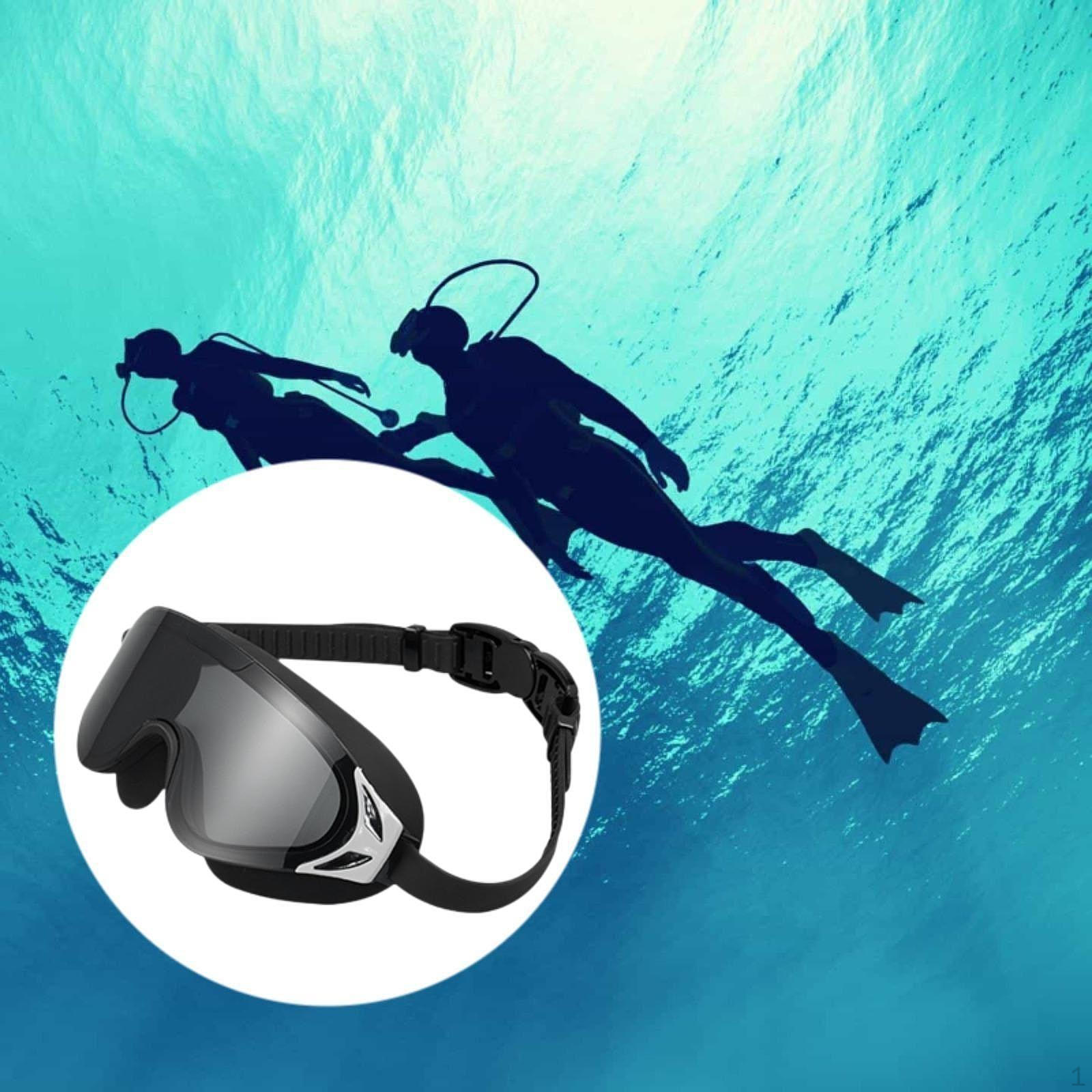 

Очки для плавания Очки с регулируемым ремешком Плавание для мужчин и женщин Очки для воды чёрный