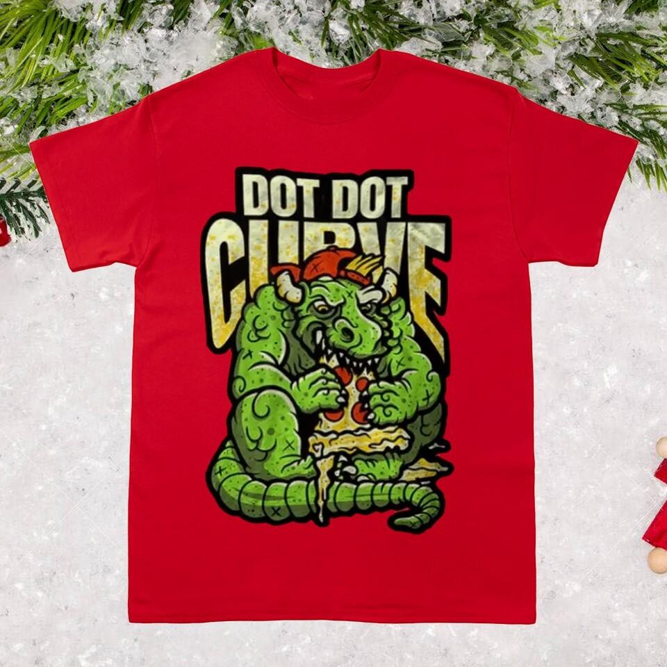 NEW Dot Dot Curve Band Gift For Family Red All Size T-Shirt AM184