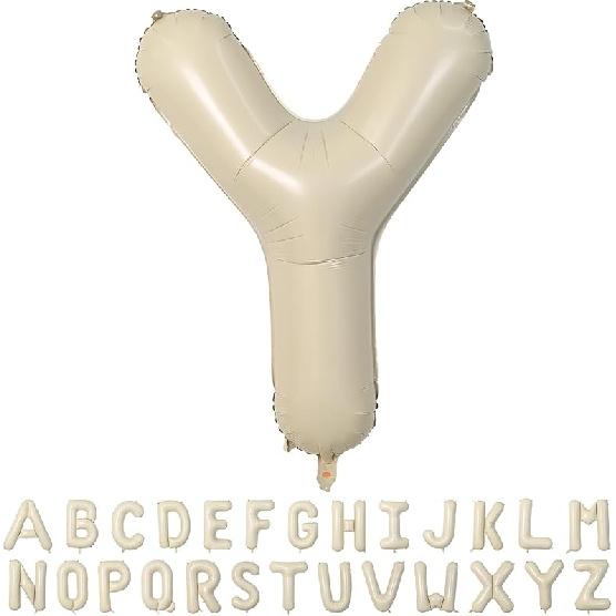 40 Inch Cream White 1 Balloon Numbers, Large Number 1 Balloon Foil Helium Number Balloons, Big 1st Foil Birthday Balloons for Boys Girls 1st Birthday