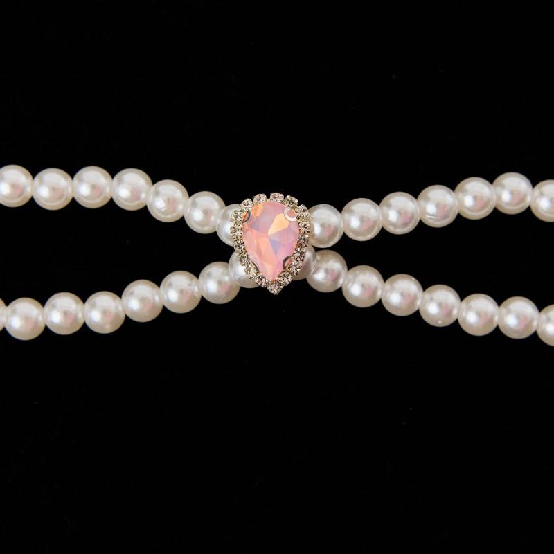 Luxury Double Layer Pearl Pet Necklace Cat Dog