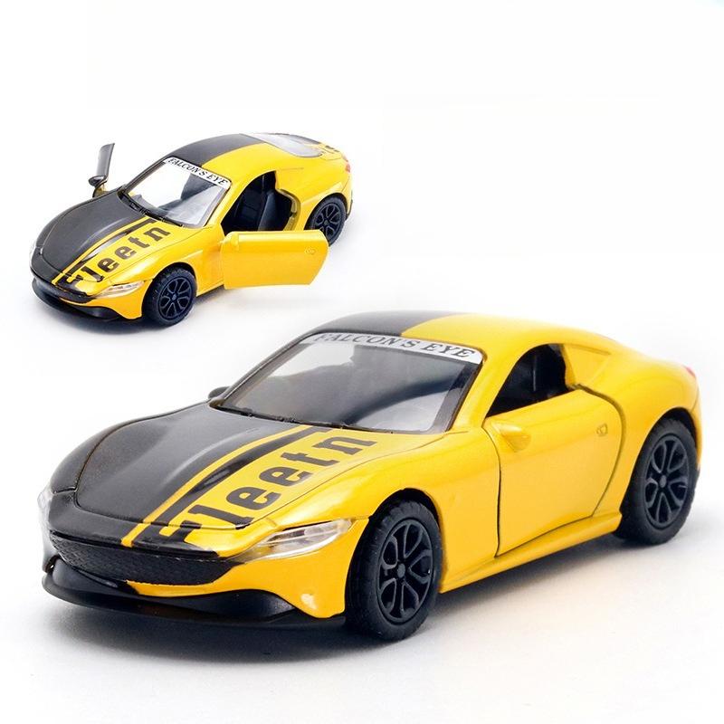 AAZN1 [Boxed] 1 To 36 Alloy Car Model Double Door Pull Back Children's Car Toy Store Men's Gifts Are Hot