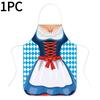 1PC Munich Oktoberfest Decorative Apron, German Oktoberfest Funny Character Cos Apron Waterproof Overalls