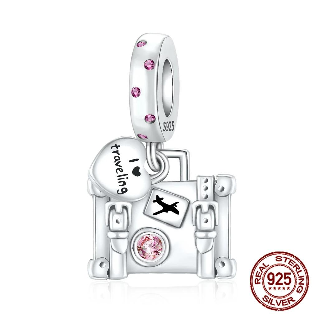 Copper Love Family Tree Cats Dogs Balloon Dangle Beads Fit Original Charms Bracelets Diy Bead Women Jewelry Making