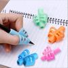 3/6 stücke Kinder Schreiben Bleistift Stift Halter Kinder Lernen Praxis Silikon Stift Hilfe Greifen Haltung Korrektur Gerät für Studenten