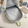 Japanese two-dimensional transparent pain bag, high-value ins college style plaid middle school student multi-compartment backpack