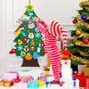 DIY Felt Christmas Tree Set 32 Pcs Detachable Ornaments Interactive Felt Christmas Tree