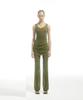 Dre Scoop-Neck Jersey Tank Top_Khaki
