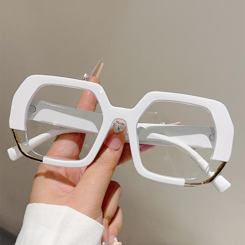 Oversized Vintage Anti Blue Light Optical Glasses Women Luxury Designer Myopia Customize Prescription Reading Eye Glasses Frame