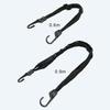 Black Motorcycle Luggage Strap Moto Helmet Net Universal Luggage Helmet Retractable Elastic Rope Fixed Strap 60/90Cm