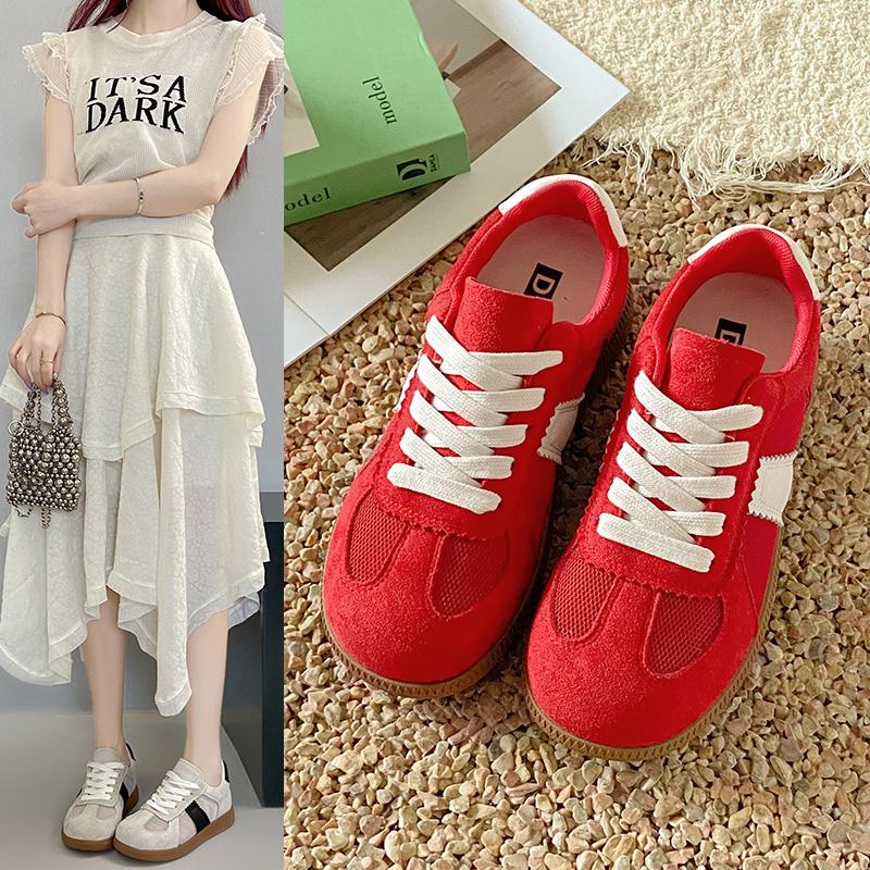 Fashion Women's Shoes Platform Low Heels Clogs Rubber Canvas PU Fabric Hoof Women's Shoes Platform Low Heels Clogs Rubber