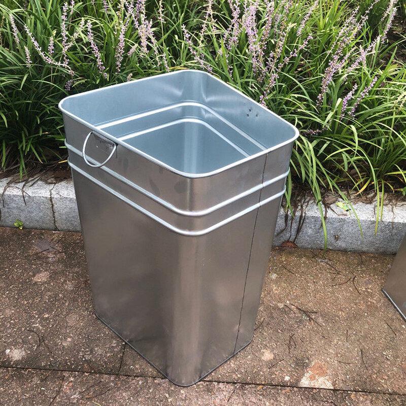 JPHZNB Trapezoidal Galvanized Trash Can Liner