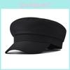Beret Color Solid Hat Unisex Cotton Winter Knitted Flat Cap For Wear Outdoor