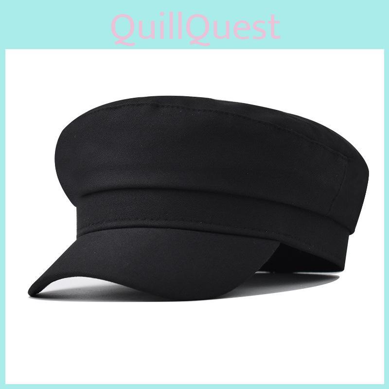 Beret Color Solid Hat Unisex Cotton Winter Knitted Flat Cap For Wear Outdoor