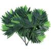 50pcs Artificial Green Bamboo Leaves Fake Green Plants Greenery Leaves for Home Hotel Office Decoration