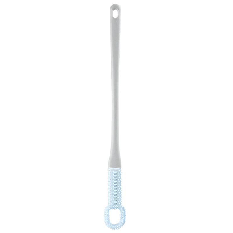 Lazy Person Long-Handled Soft Rubber Foot Brush for Callus & Dead Skin Removal