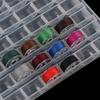 Empty Bobbin Storage Box Sewing Accessories Tool Plastic Sewing Machine Bobbin Box Sewing Organizer Thread Organizer