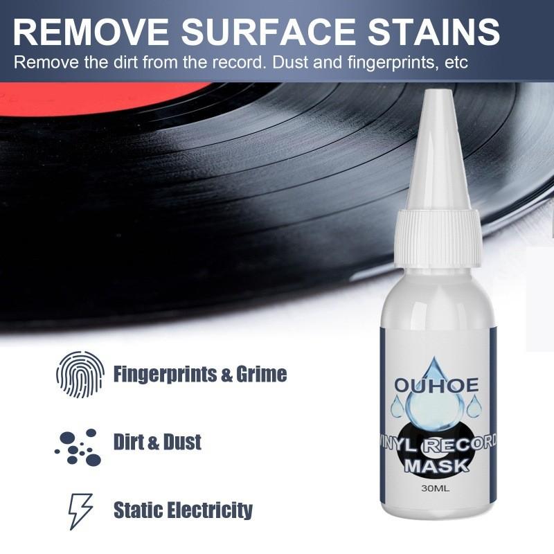 Ouhoe Premium Vinyl Record Cleaning Solution For Deep Dirt Removal And Anti-static Protection