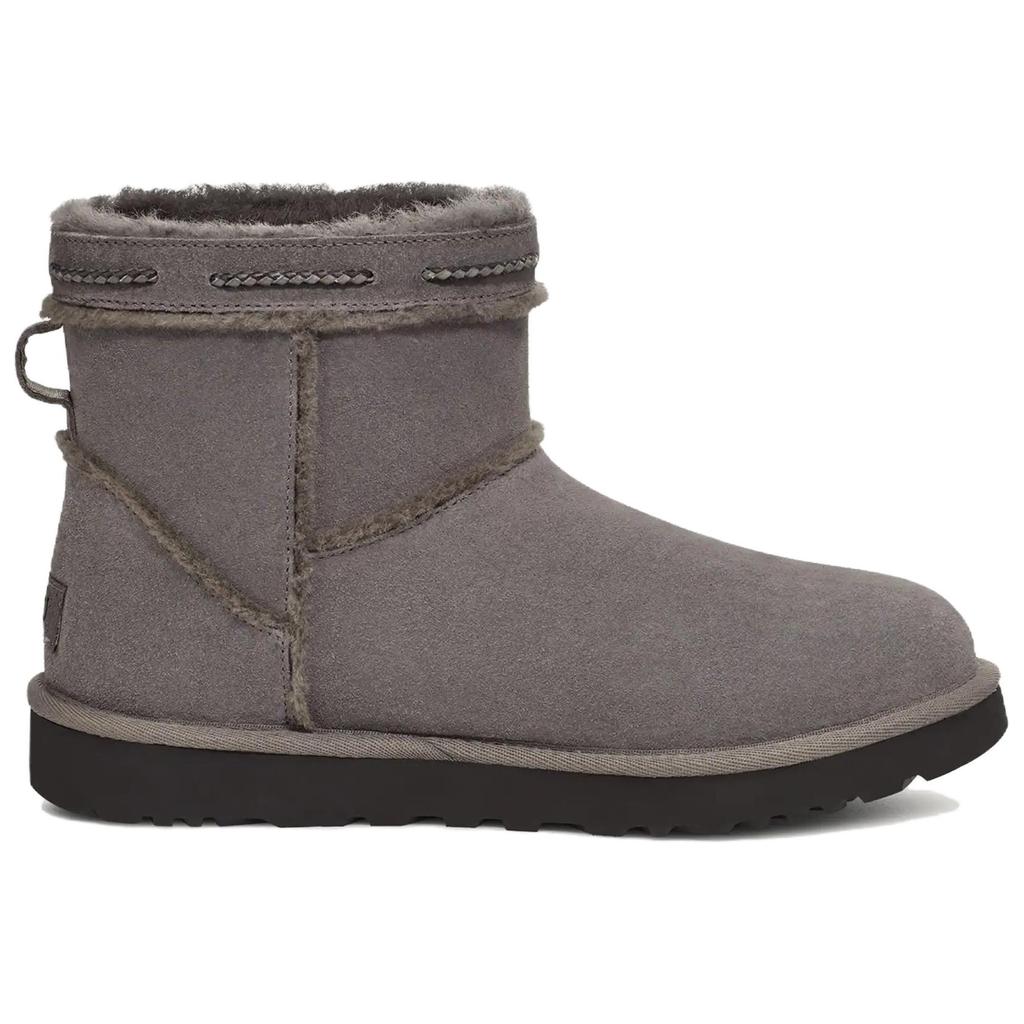 UGG Classic Mini Comfortable Short Snow Boots Unisex Boots Gray 1166751-CHRC