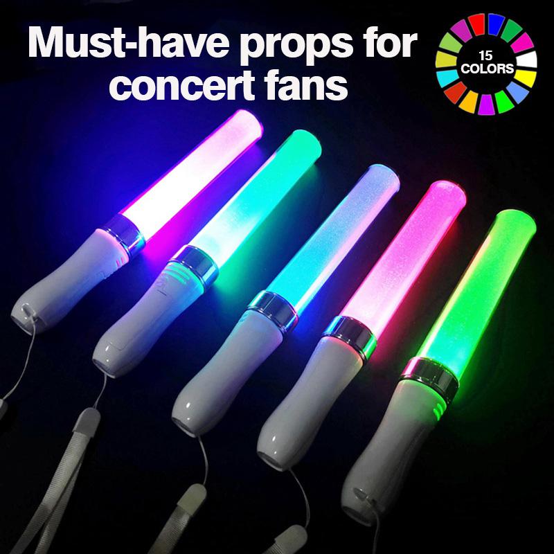 Kpop Lysstav Konsert Støttestenger LED Lysstav Lysende Pinne Glødepinne Crazy Time Crazy Bryllupsfest Tid Halloween Dekor