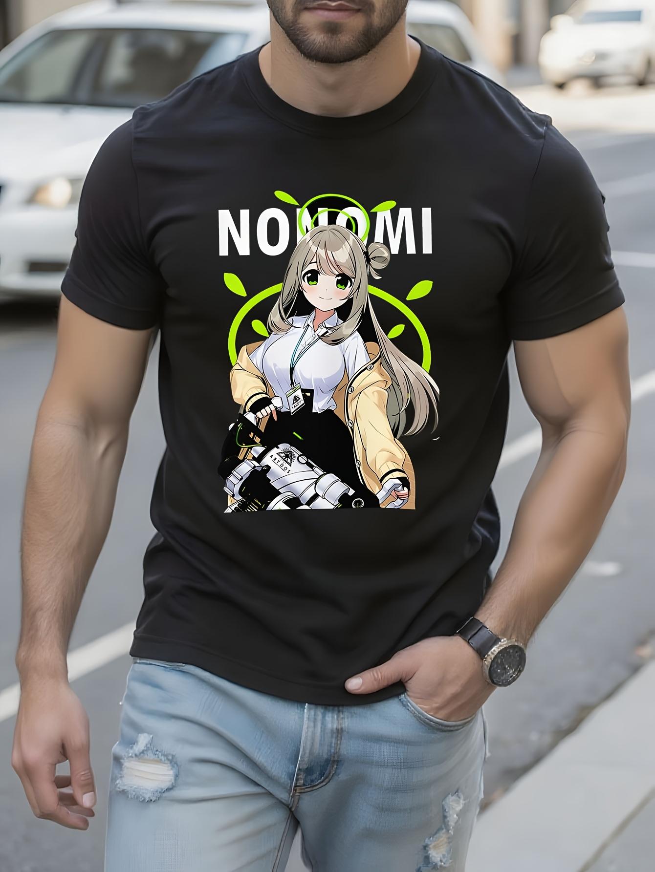 Nonomi Blue Archive Anime Graphic Tee Heavyarms UltraSoft... XXXXL