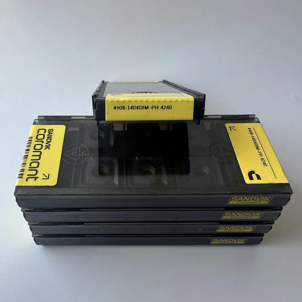 SANDVIK / 490R-140408M-PH 4240 / Industrial indexable Carbide Inserts 10 Pcs