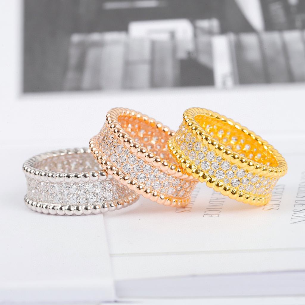New Hot Brand Vintage Rings Luxury Jewelry For Women Full Diamond Rings Wedding Design Engagement Pure 925 Sterling Sliver Rings