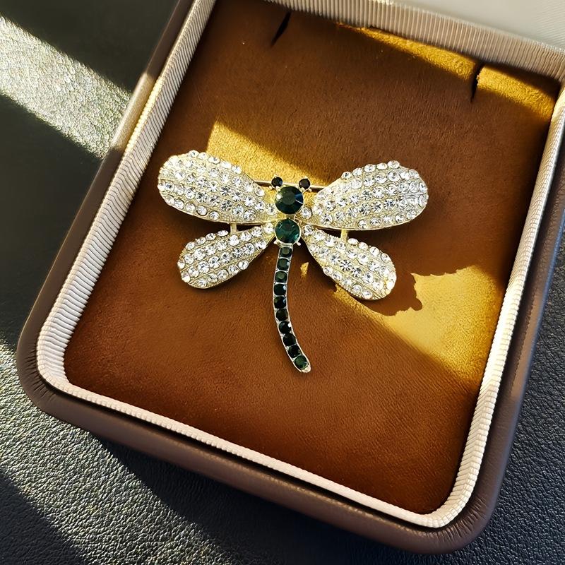 Exquisite, Small And Smart, Full Of Diamonds, Dragonfly Brooch, Clothing, Luxury And Fashion Design, Insect Brooch, Anti-Light