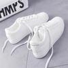 Fashion Women Sneakers Fashion Breathble Vulcanized Shoes Pu Leather Platform Shoes White Lace Up Casual Shoes Zapatos Mujer Chaussure