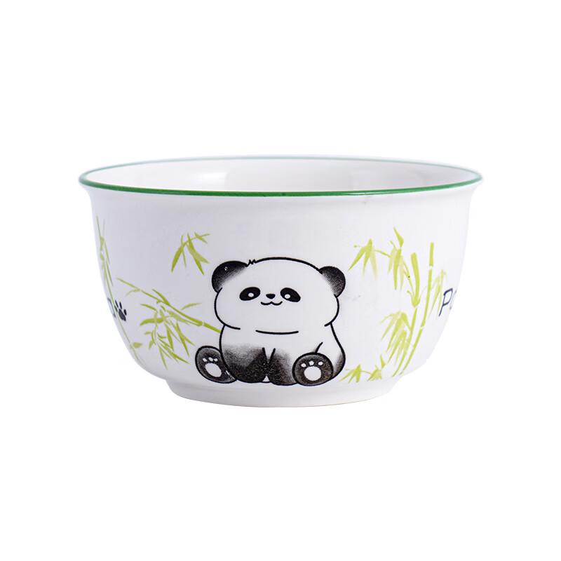 Cartoon Panda Ceramic Bowl Gift Set