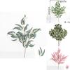 Faux Eucalyptus Flower Display With Handpainted Details For Home Decor And Event Decoration