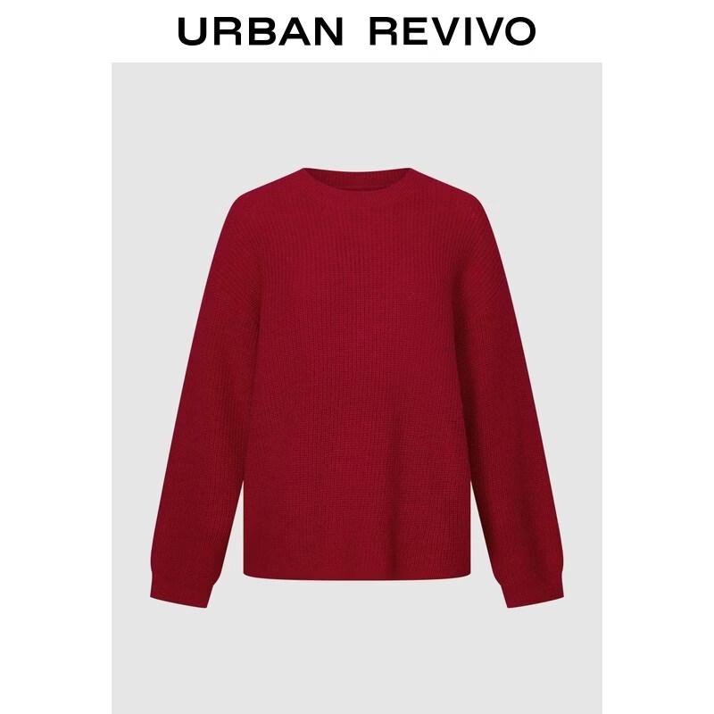 UR2026 Women s Spring Textured Hooded Knit Top M