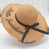 Seaside Sun Hat Big Brim Straw Hat Female Travel Vacation Visor Hat Travel Sun Protection Beach Hat Big Brim