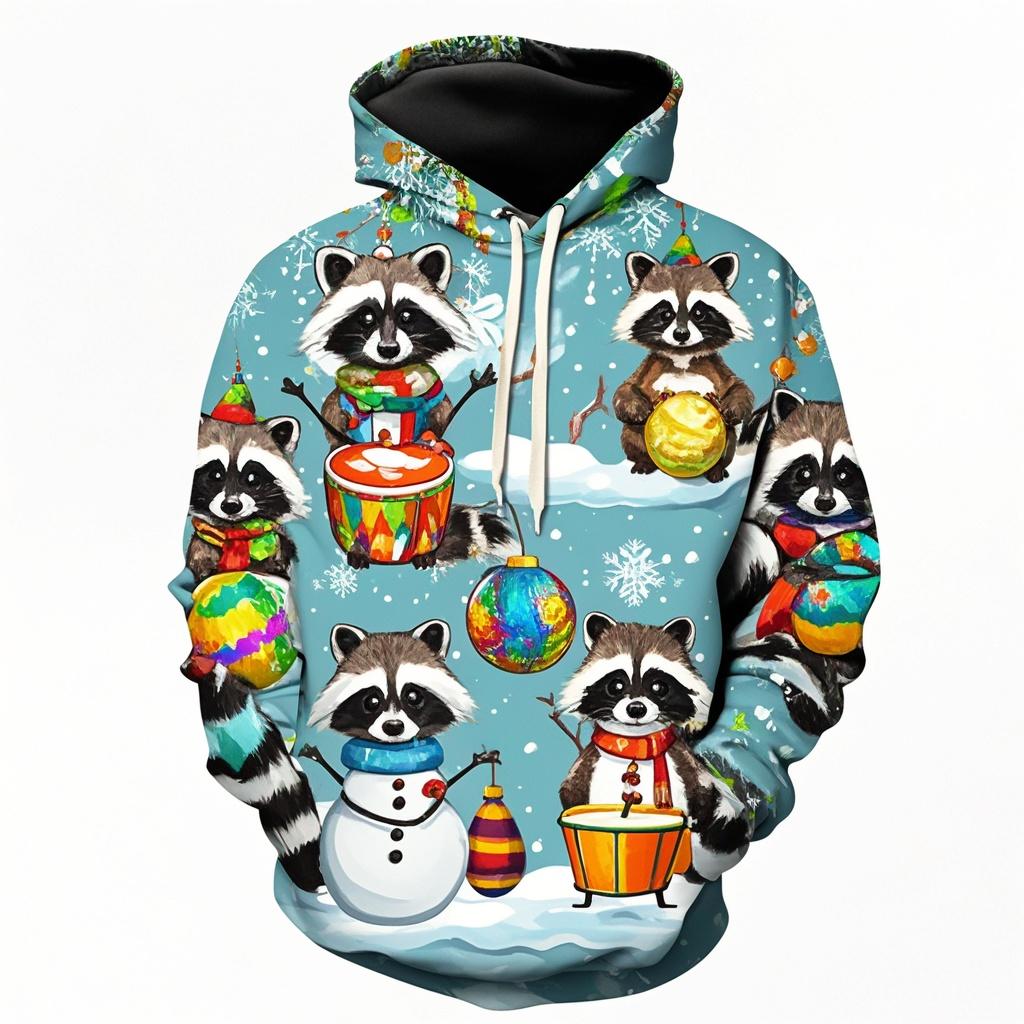 Толстовка с капюшоном для мальчиков с принтом капибары 3D — фото 5