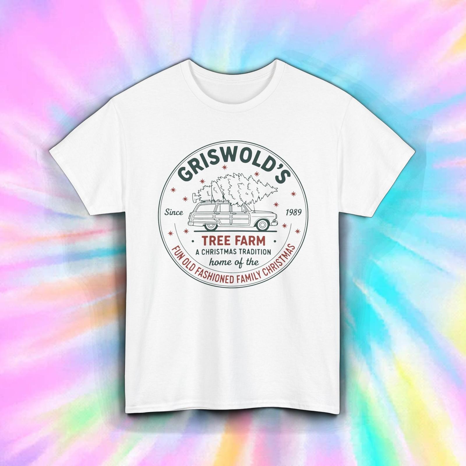 Griswold Tree Farm Christmas Shirt Funny Vintage Holiday Movie Tee S-5XL Family XXXXL