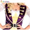 Masquerade Costume Adult Female Pirate Noble Purple Performance Costume Phnom Penh Skirt, Pirate Performance Costume