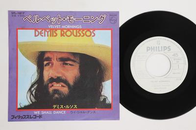 7inch Record DEMIS ROUSSOS - Velvet Morning / We Shall Dance SFL1817PROMO PHILIPS Japan Rock Used