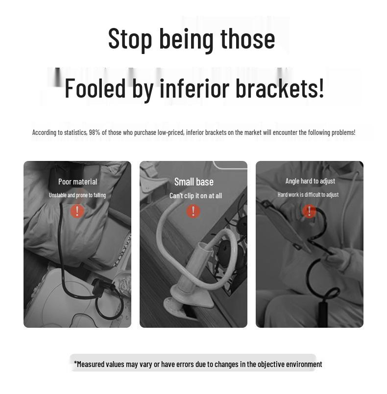 Verstellbarer Metall-Tischhalter für Telefon & Tablet zum Streamen & Binge-Watching