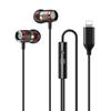 Wired Headphones DAC Type-C 3.5mm Headset 9D Bass Stereo Earbuds In-Ear Handsfree Earphones for S20 S10 POCO
