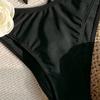 Europäischer und Amerikanischer Neuer Bikini-Badeanzug Mit Kordelzug-Trägern Und Sexy High-Waist-Slip Damen-Bikini