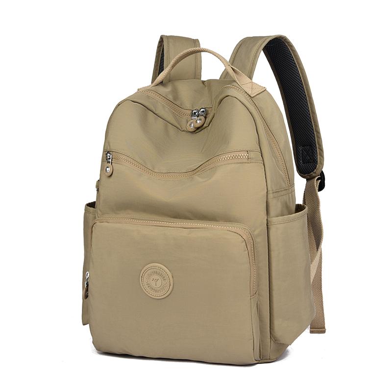 Backpack Large Capacity Women's Travel Backpack Nylon Student School Bag