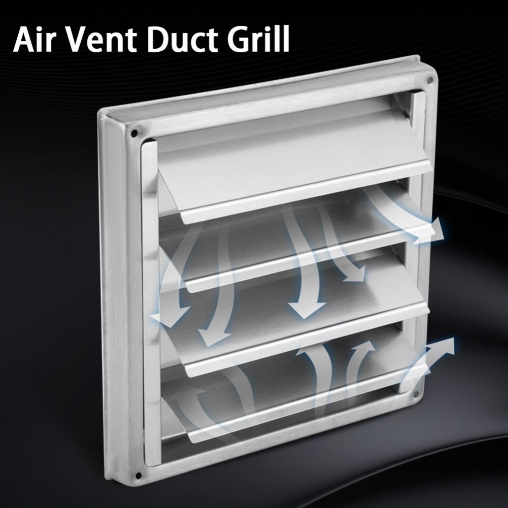 125/150mm 304 Stainless Steel Movable Square Vents