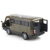(Bagged) 1/36 scale replica UAZ-452 three-door vintage pullback van, die-cast metal, boy's toy, self-developed simulation.