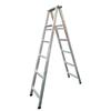 OIMG 3-Meter 8-Step Carbon Steel A-Frame Folding Ladder
