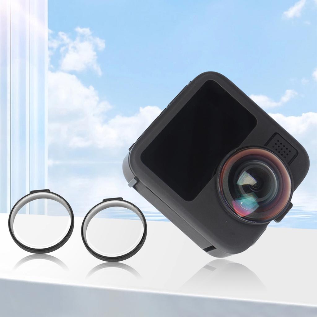 For GoPro MAX 2 Optical Glass Lens Protector Anti-Collision Action Camera Lens Cover Anti-Scratch Lens Cap Camera Accessories