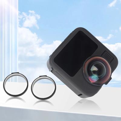 For GoPro MAX 2 Optical Glass Lens Protector Anti-Collision Action Camera Lens Cover Camera Lens Guard Lens Protect Sleeve