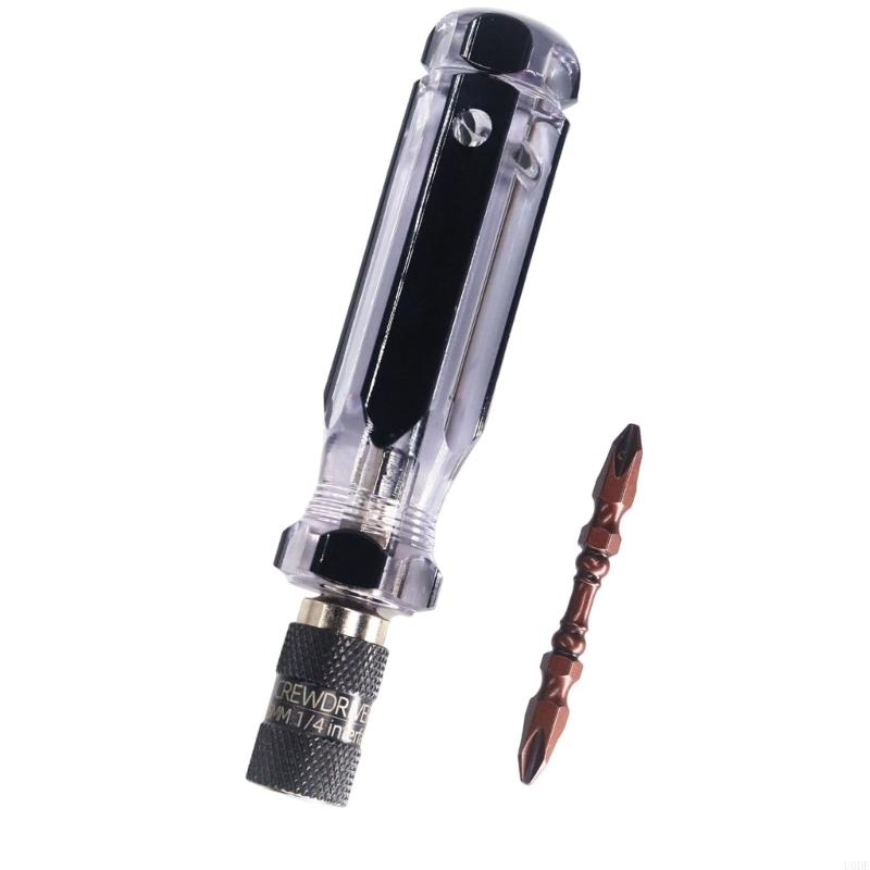 Hexagonal Shank Quick Releases Screwdriver Handle Bit Double Head Selves Locking Handle For Power Drill Tool