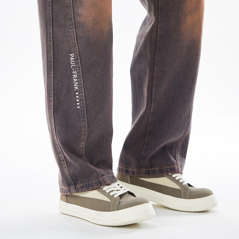 Paul Frank Men's Loose Straight-Leg Retro Casual Jeans